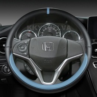 {rtutyutuy} Microfiber Leather Car Steering Wheel Cover For Honda City 2014-2019 Fit 2014-2019 Jazz 