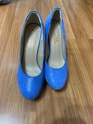 La new 全新藍色高跟鞋 23cm