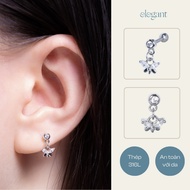 CRYSTAL DROP BUTTERFLY Elegant DROP earrings (Price of 1 piece)