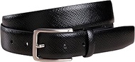 Fenix Men's Belt, Adjustable Leather Belt, Como Size 85 cm to 110 cm, Elegant Cowhide Belt with Buck