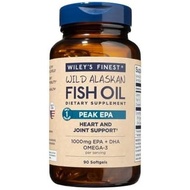 Wiley's Finest Wild Alaskan Fish Oil Peak EPA - Triple Strength Peak EPA & DHA Supplement - 1000mg F