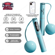 Gravity Boundary Smart Wireless Skipping Rope with APP – Accurate Counter for Indoor Fitness, Fat-Bu