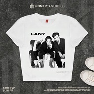 KATUN NORACY.STUDIOS - LANY CROP TOP | ROCK MUSIC METAL BAND | GRUNGE CROPTOP WHITE SKENA | CROP T-S