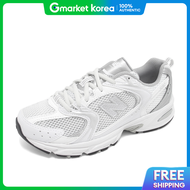 New Balance | รองเท้าวิ่ง 530 คลาสสิก สำหรับทุกเพศ สีขาว/สีเงิน MR530EMA