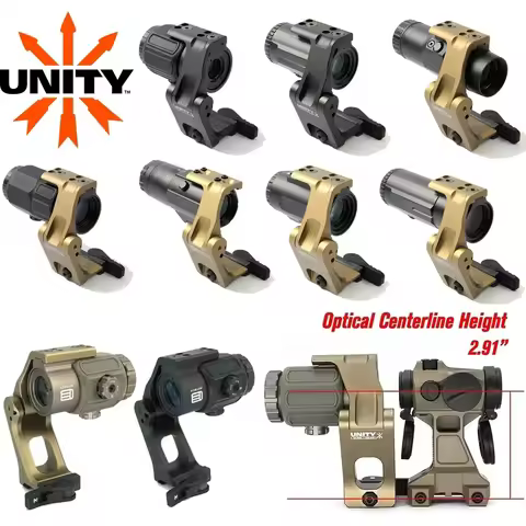 UNITY Tactical UNITY FTC OMNI Mount 2.26 2.91 Optic Riser Mount For T1 T2 EOTECH G33 G43 G45 VORTEX 