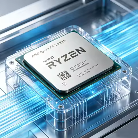 AMD Ryzen 7 5700X3D Bulk CPU 8 Cores 16 Threads 3GHz Up To 4.1GHz 105W AM4 Processor DDR4 For X570 B