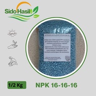 Sido Results - NPK Mutiara 16-16-16 Fertilizer 500grambiru