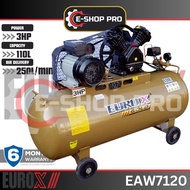 EUROX EAW7120 MESIN PEMAMPAS UDARA AIR COMPRESSOR 110L 3HP