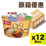 壽桃牌 - 【原箱優惠】杯麵-QQ粉絲鮑魚雞湯味單碗裝 75g (12碗)