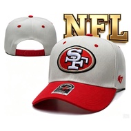 Adjustable Baseball Cap,  New Era NFL teams  Men's '47 Cream/Scarlet San Francisco 49ers /Kansas Cit