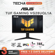 [FAST SHIP] Asus TUF Gaming VG28UQL1A | 28" 4K UHD | IPS | 144Hz | 1ms |  F-Sync Premium Flat Gaming Monitor