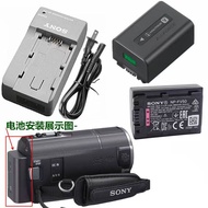 Camera Bag Suitable for Sony HDR-CX560 PJ10 CX550E CX100E CX360E Camera Battery+Charger