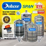 SYK Free Shipping Deluxe Water Tank SUS304 Stainless Steel Water Tank Tangki Air Rumah Tangki Air St