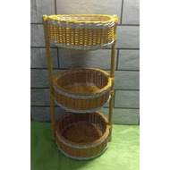 Susun 3 tempat bawang tempat telor tempat serbaguna rak susun Rak bawang susun 3 Rak Bumbu wadah baw