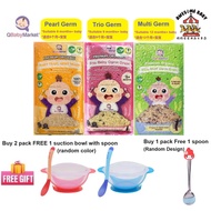 Q Baby Market Organic Baby Pearl Germ / Trio Germ / Multi Germ Grain-Super Food 600g 有机宝宝胚芽米FREE Gif
