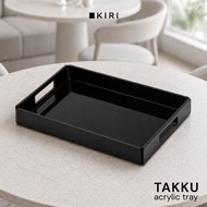 Aesthetic Acrylic Serving Tray | Cafe Restaurant Tray | Minimalist Food and Beverage Tray