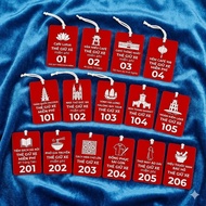 Mica Parking Card on Demand, Hotel Room Number Card, Wardrobe Card 4x6 5x7 7x10cm