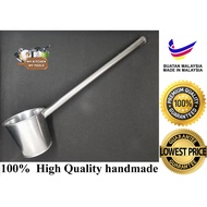 Long Handle Cup Size Hot Water Laddle /  Pencedok Air Panas Aluminium