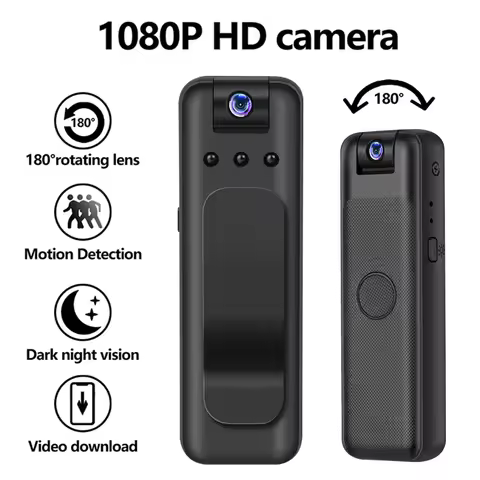 Wifi Mini Camera 1080P Portable Clip Small Digital Camera BodyCam Infrared Night Vision Mini Camera 