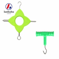 LANHUHU Carp Fishing Knot Puller Tool Set, 4 in 1 Stainless Steel Bait Puller Rig, Durable Lightweig