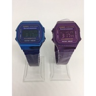 Casio Ladies B168 Digital watch Purple and Blue