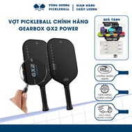 Gearbox GX2 & GX2 POWER - Elongated style - Genuine Pickleball racket - Breakthrough SST 2.0 CarbonR