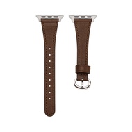 สายนาฬิกาหนังสำหรับ Apple Watch S9 iWatch S10 8/7 Apple Watch SE หนังแกะฤดูร้อนระดับไฮเอนด์ เอวเล็กซ