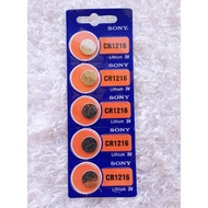 Genuine SONY SONY CR1216 Button Battery 3V Lithium Battery 1216 Button Type Electronic Remote Contro