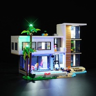 LED light kit for  Creator 3 in 1 Modern House lighting set compatible with  31153 set building bloc
