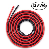 【✴COD✴】 fka5 Two Wires 12/16/18/20/26/28/30awg Silicone Wire Sr Wire Flexible Stranded Copper Electrical Cables 1m Black 1m Red For Rc