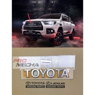 ORIGINAL TOYOTA HILUX REVO GR SPORT FRONT GRILLE EMBLEM LOGO TOYOTA. GUN126