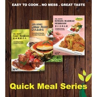Hari Raya Ahimsa Vegetarian HALAL Quick Meal Variety Pack (Curry Mushroom + Assam Fillet + Rendang B