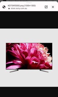 Sony KD-75X9500G 4K LED smart TV 75吋新力數碼平面智能電視
