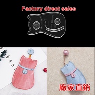 Handmade diy Leather Tool Version Type Acrylic Template Bag Card Holder Business Card Holder Transpa