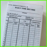 ┘ ☂ Daily Time Record DTR  FORM 48 - VANDA (500pcs)