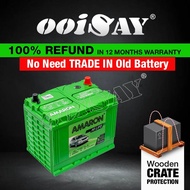 AMARON FLO NS70 | 80D26R (MF) - 60AH - Car Battery - PROTON Perdana, Wira TOYOTA Unser