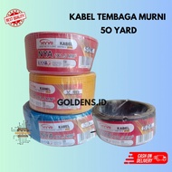 KABEL LISTRIK/KABEL LISTRIK TEMBAGA NYA 1.5 MM 50 YARD KAWAT TEMBAGA