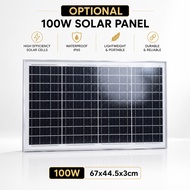 7Star 100W / 200W Monocrystalline Solar Panel Waterproof for Power Station Camping Charging