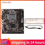 PC Motherboard  LGA 1155 PCIE X16 6 USB2.0 4 SATA2.0 Mining for DIY