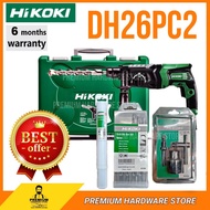 HIKOKI Rotary Hammer DH26PC2 830W Concrete Steel Wood Power Impact Drill Mesin Gerudi Tukul Putar Pe