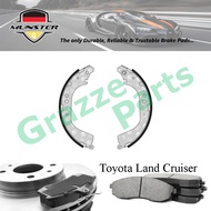 Münster Disc Brake Shoe Rear for Toyota Land Cruiser Prado (2nd Gen) KZJ95 RZJ95 2.7 1996-2002 3RZ-F