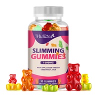 Mulittea Slimming Gummies Apple Cider Vinegar 1600mg Gummy For Weight Loss With Vitamin B12  For Body Relaxation
