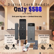 [ Local seller 🇸🇬 ] Digital lock bundle SP-F67 - and SP-67G with face ID, hand palm wifi and video c