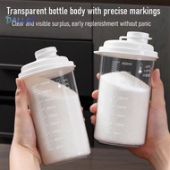 (DL) 1/2Pcs Precise volume control: The bottle has a clear scale line from 50ml to 450ml which allow