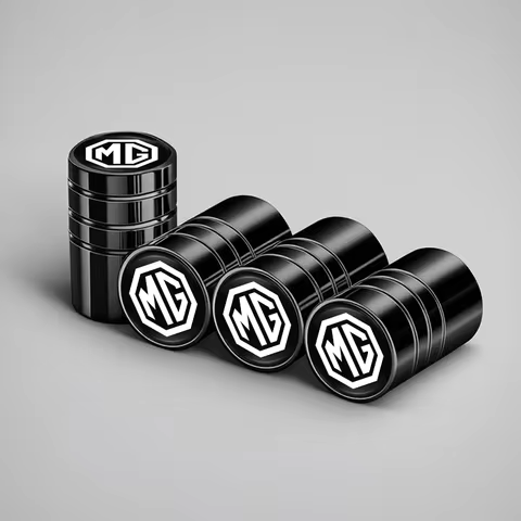 Car Tire Valve caps Emblem metal Cap Case Accessories For MG ZS 5 7 6 Cyberster MG4 EV ES5 HS ONE GT