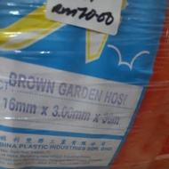 LS GEMILANG original aeroplane BINA PLASTIC 3mm ORANGE GARDEN HOSE brown garden hose garden hose pip