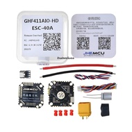 Jemcu GHF411AIO-HD ควบคุมการบิน OSD 40A BLheli S 3-6S 4in1 25.5mm * 25.5mm ไร้แปรง ESC สำหรับไม้จิ้ม