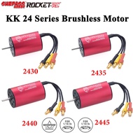 SURPASS HOBBY KK Series 2430 2435 2440 2445 Waterproof Brushless Motor For 1/16 1/18 RC Truck Drift 