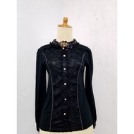 Axes Femme Gothic Blouse inc Brooch