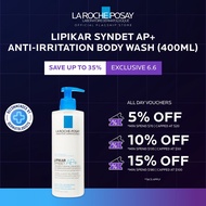 La Roche-Posay Lipikar Syndet AP+ Body Wash for Dry and Eczema-Prone Skin 400ml - Ultra Gentle Cream